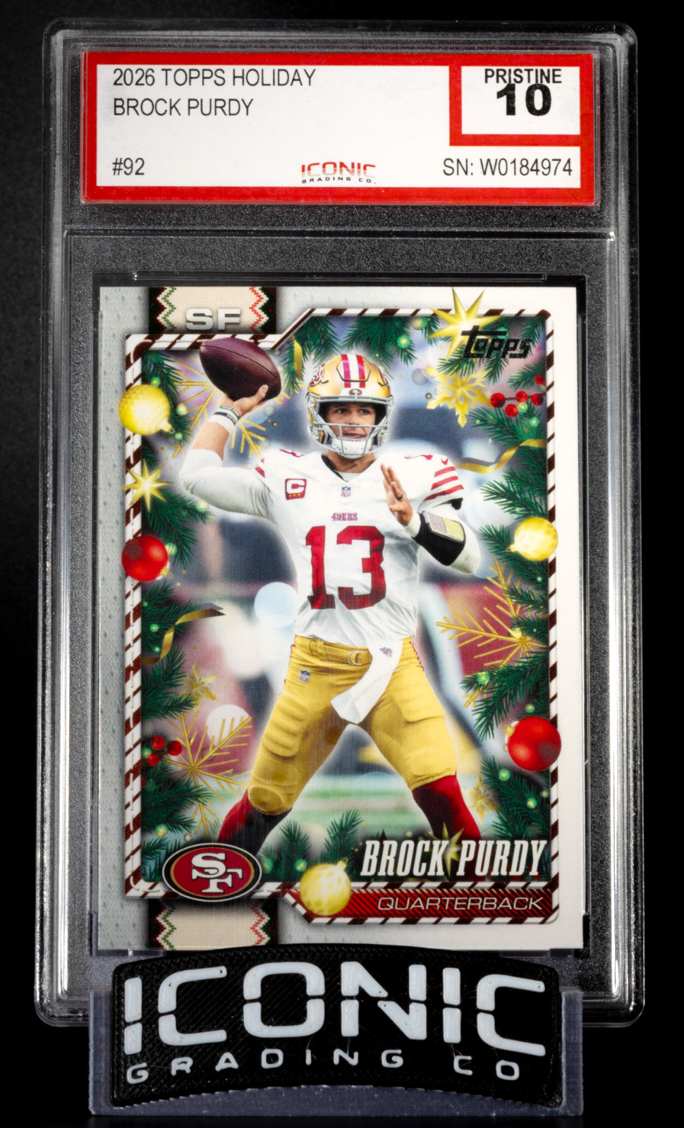 2026 topps holiday brock purdy
