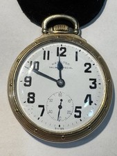 1948 Hamilton 16s 21j Grade 992B RR Special Pocket Watch 10K Gold Filled Runs