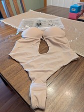 Women's Bodysuit Size 32 Small Khaki