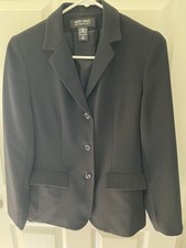 New York  Company women  s Black Size 2 Blazer Single Breasted 3 Button