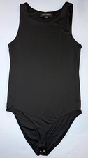 LOFT Versa 360 Knit Tank Bodysuit Black Size M