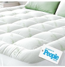    Niagara Twin Mattress Topper - Ultra Soft Bamboo Pillow Top Back Pain Relief