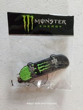 New 2025 Monster Energy Drink Skateboard Keychain Keyring Monster Energy Promo