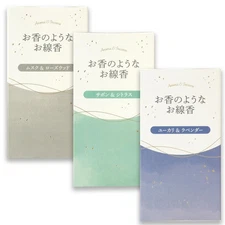 Kameyama Incense-like Incense Stick Assortment Set  Musk   Rosewood, Soap
