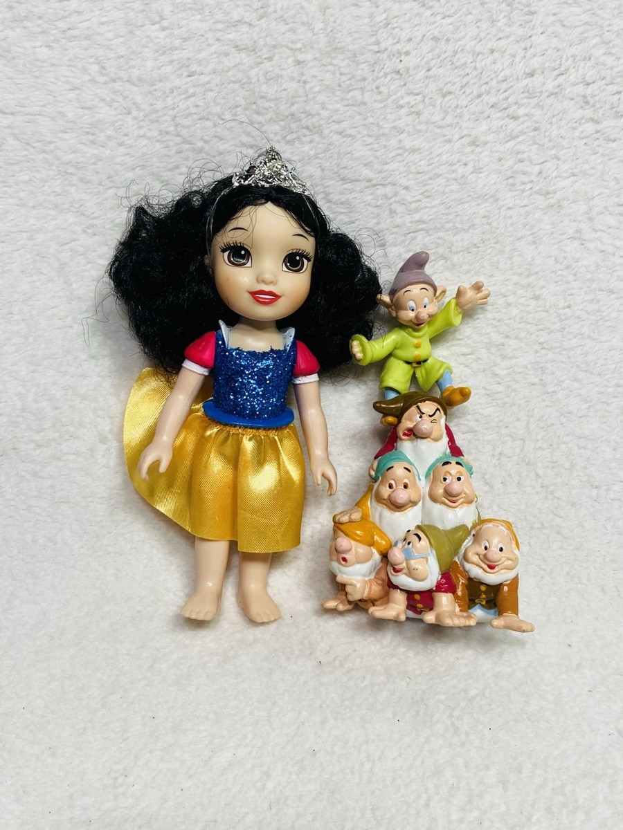 5” 1990s Disney Applause Snow White Seven Dwarves Figure Snow