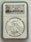 2012 American Silver Eagle NGC MS70