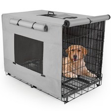 Dog Crate Cover 42 Inch Thickened Kennel 42.0"L x 28.0"W x 30.0"H, Grey