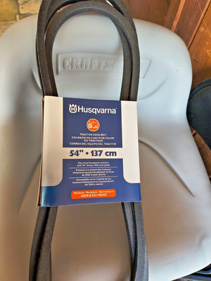 #ad HUSQVARNA ELITE OEM 587686701 54quot; DECK BELT FREE Samp;H $35.00