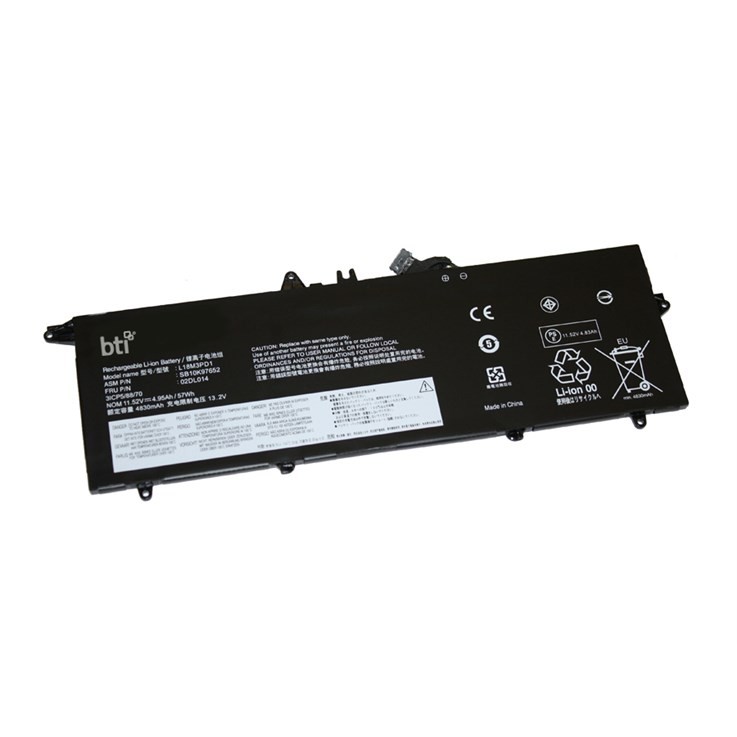 BTI L18C3PD1 compatible 57Wh 3-cell battery for ThinkPad T490s T14S T495S