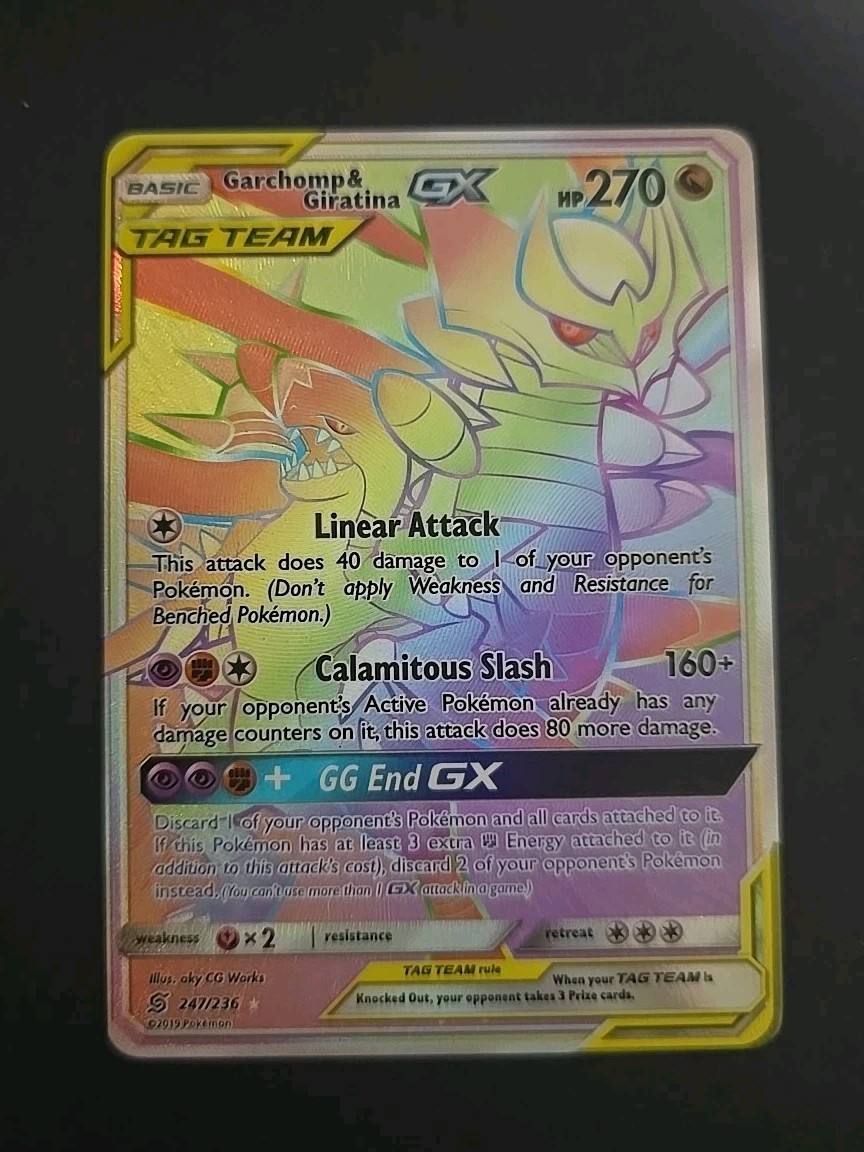 Garchomp & Giratina GX (Secret) 247/236 Sm-Unified Minds Holo