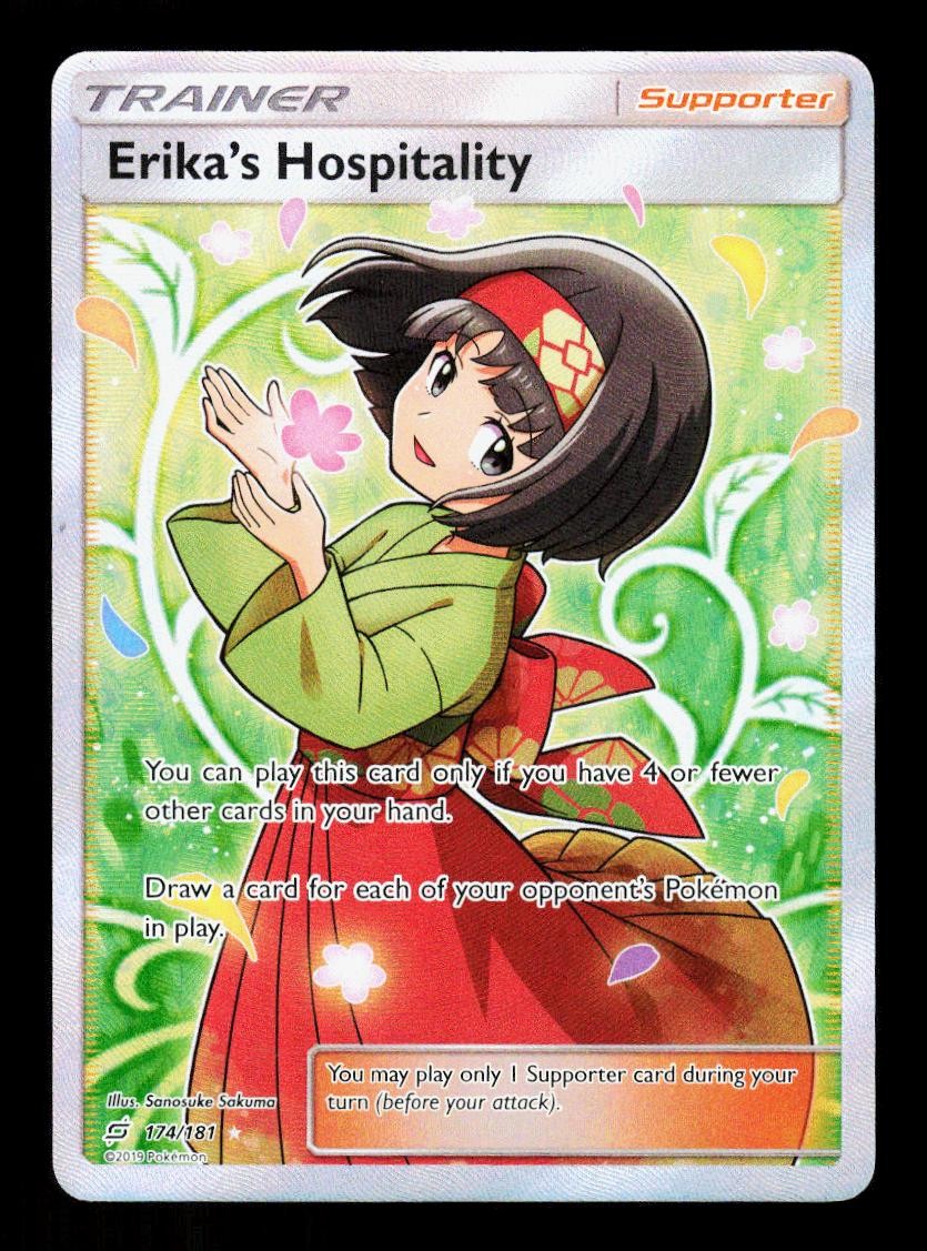 Erika's Hospitality 174/181 Ultra Rare Team Up Pokemon NM