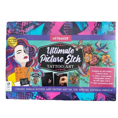 Artmaker Ultimate Picture Etch Tattoo Art   24 Panels   Neu & Versiegelt im Etui