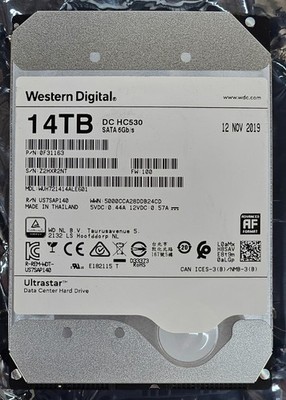 WD Ultrastar DC HC530 14TB SATA 6G 3.5