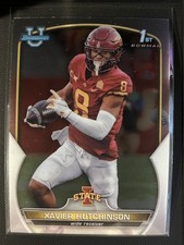 #32 Xavier Hutchinson, Iowa State Cyclones - 1st Bowman 2022 Bowman U Chrome