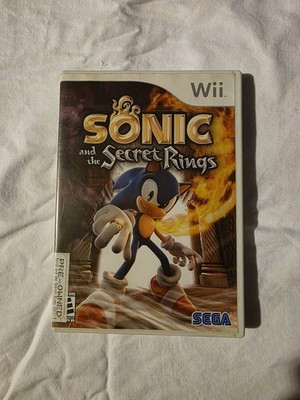 Nintendo Wii, Sonic  And The Secret Ring & Sega All Stars Racing Bundle
