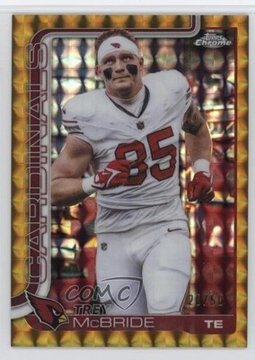 2025 Chrome Image Variation Gold Geometric Refractor 20/50 Trey McBride #4 1n9c