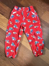 Vintage Osh Kosh B’Gosh Red Tractors / Construction Corduroy Pants 4T