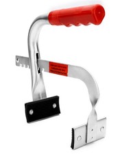 QWORK Battery Carrier, Battery Rack with Pads, Adjustable from 5" to 7", for Lif