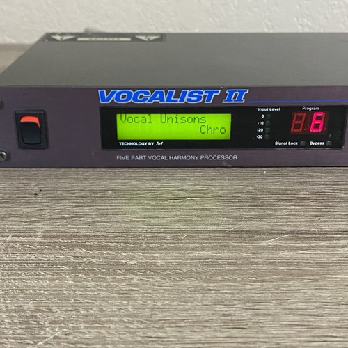 Digitech Vocalist II 5 Part Vocal Harmony Processor Tested/Works (No Power Cord) - Picture 3 of 10