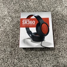Samson SASR360R Wired Red Over-Ear Stereo Headphones