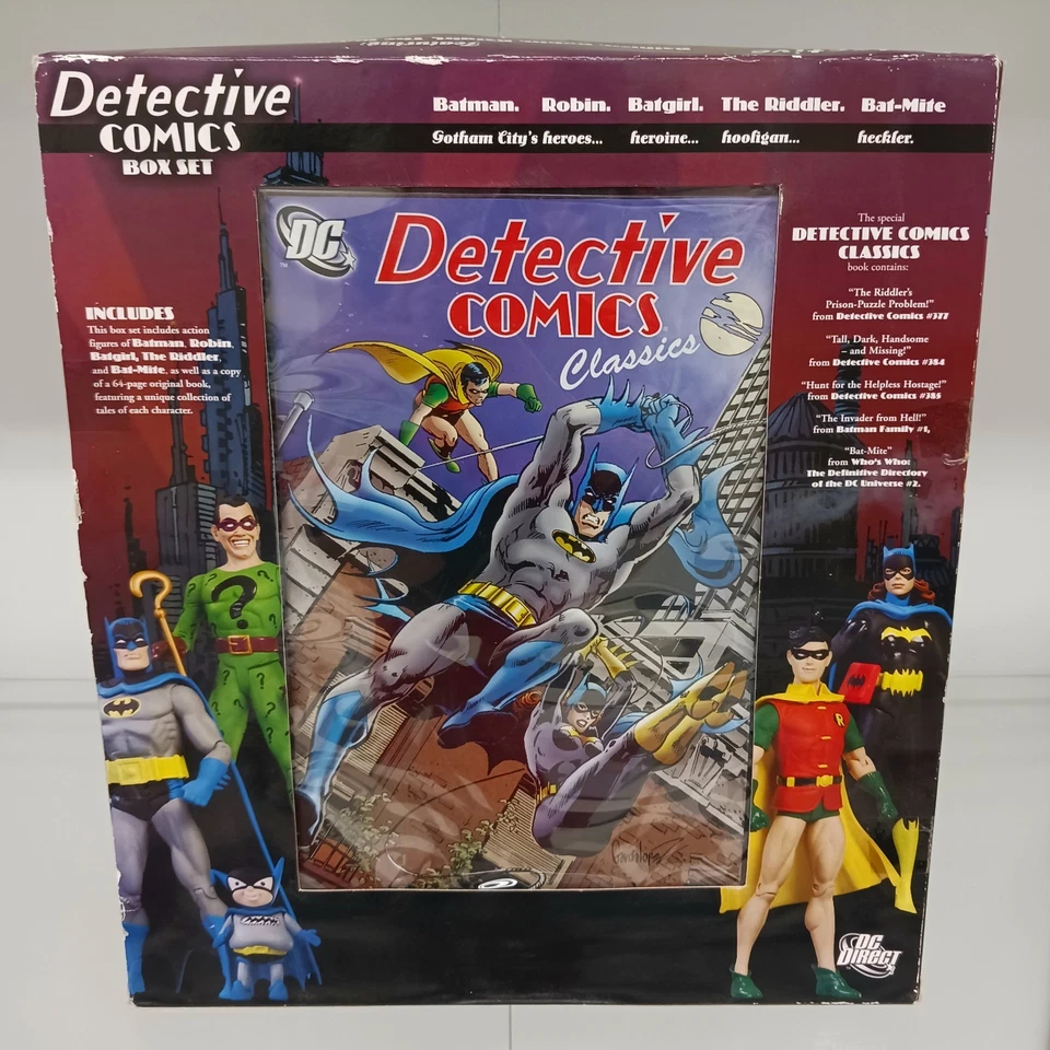 Juego de caja de figuras de acción clásicas de Batman DC Direct Detective Comics Foto 2 de 3