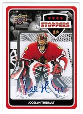 25/26 CHICAGO BLACKHAWKS CENTENNIAL JOCELYN THIBAULT S-9 STOPPERS AUTOGRAPH AUTO