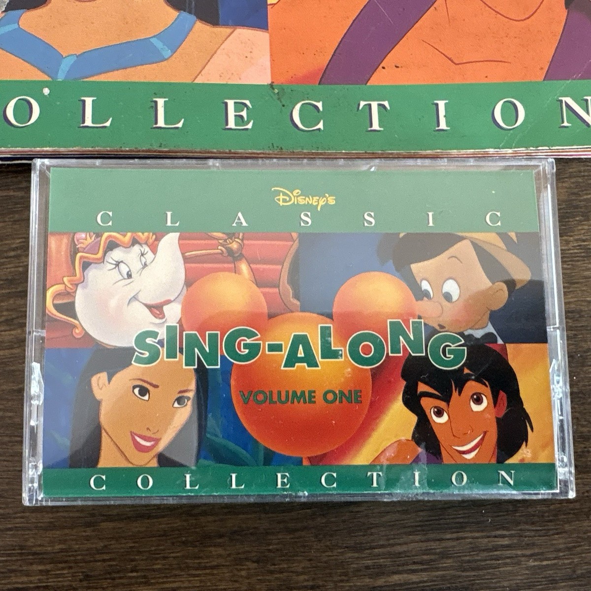 Vintage Disney Sing Along Collection Vol 1 Book Cassette Tape 90s