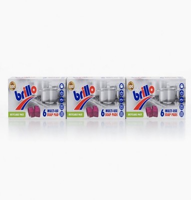 Brillo 6 Mehrzweck Seifenpads x12