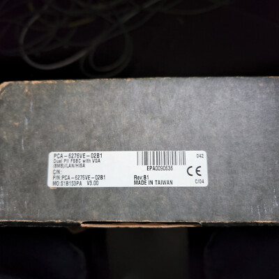 Advantech PCA-6276VE-02B1  Dual PII FSBC WITH VGA
