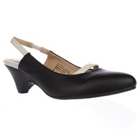 Footwear Take A Break Slingback Pumps - Black/off White, 8 Us on sale Footwear Take A Break Slingback Pumps - Black/off White, 8 Us on sale