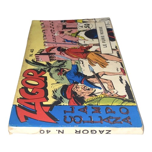 Zagor Lightning Necklace No. 40 - Ed. Herald 1968 - Strip 4th Series Original - Picture 3 of 10