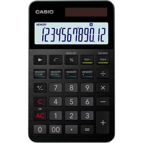 CASIO S100NB-BK Premium Calculator Large-Type Black Made in Japan New