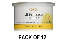 GiGi WAX #0330 All Purpose Honee Wax 14 oz. - PACK OF 12