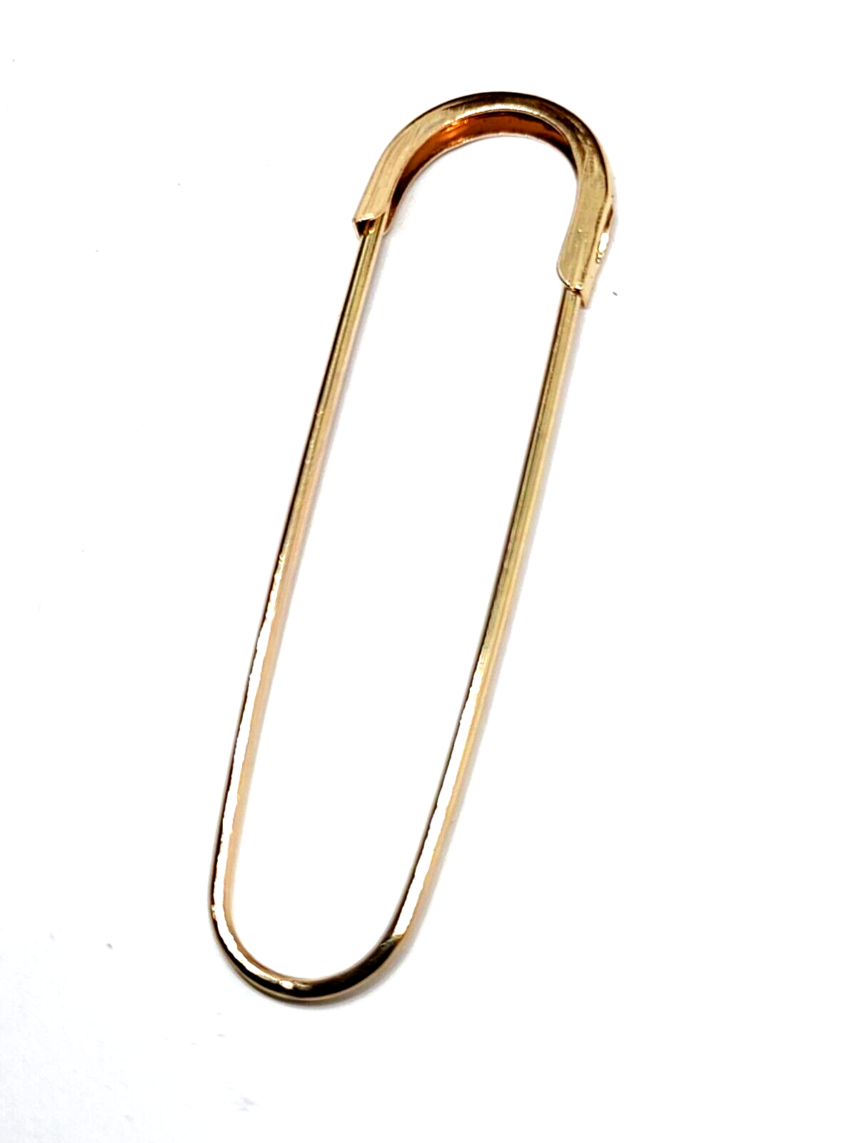 Scaffold Industrial Safety Pin 14g (1.6mm) Gold 316L Steel 7cm Ear Body Piercing