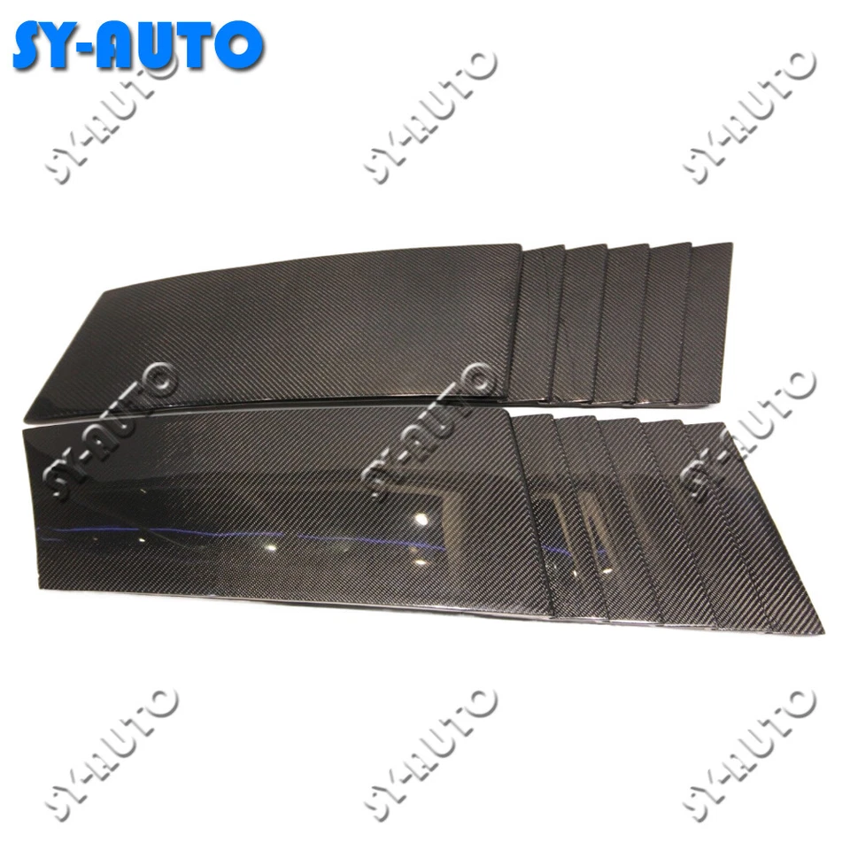 Rejilla de ventilación de conducto de aire del capó trasero de carbono seco para Lamborghini Gallardo LP540 LP550 Foto 2 de 4