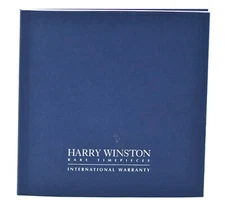 Harry Winston International Warranty Booklet Manual