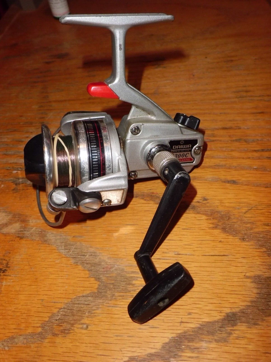 Moulinet De Pêche Vintage Daiwa 1300C - Fabriqué Au Japon - 4.9:1 - 8lb/200yds - Occasion