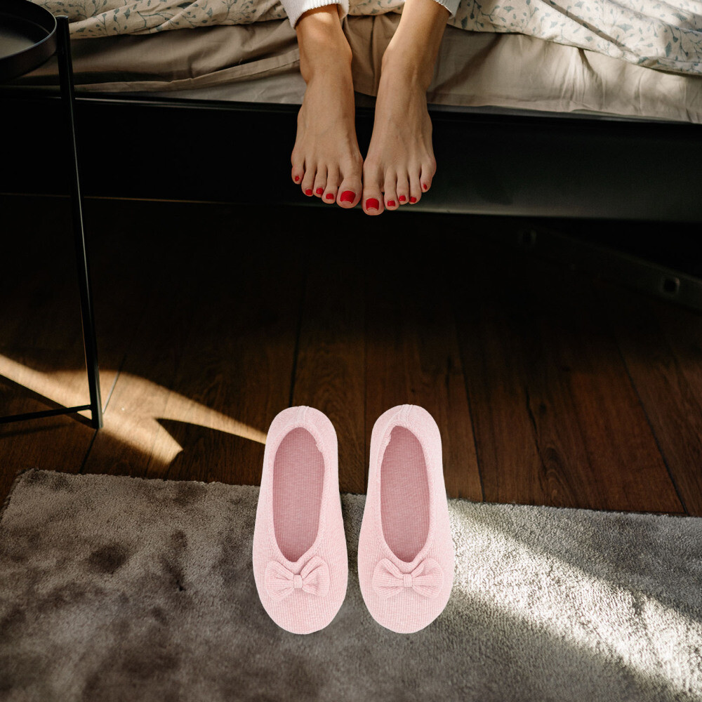 SAOLA 4 Paia Sottili Morbide Suola Scarpe Premaman Donna Casa Ciabatte per Camera da Letto