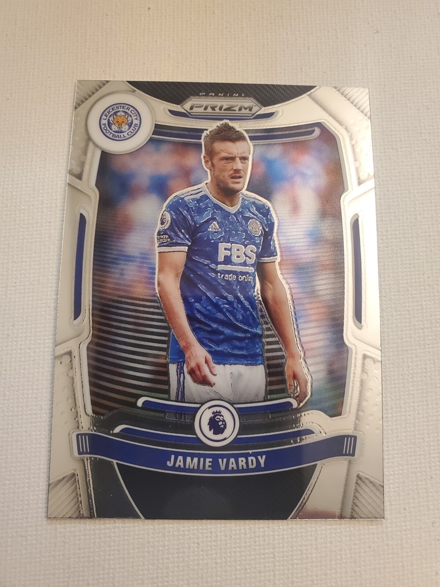2021-22 PANINI PRIZM PREMIER LEAGUE JAMIE VARDY BASE #28 LEICESTER