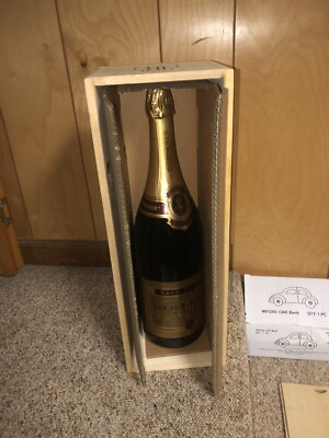 LOUIS ROEDERER Champagne Display Bootle Wooden Box 19  X5 
