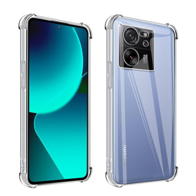 Für Xiaomi 13T/13T Pro/K60 Ultra-Transparent Stoßstange Gel Etui Abdeckung