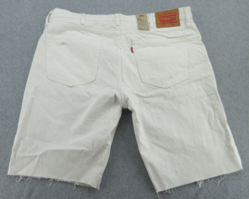 Bermuda Levis 511 pantaloncino uomo 40 bianco slim cotone invecchiato (veste 41x11) NUOVO - Foto 5 di 14