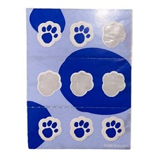 RARE Blues Clues Stickers Original 1998 Partial Sheet Viacom Nickelodeon