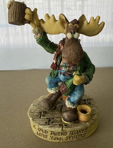 Moose Creek Crossing "A Good Friend  Always Lifts Your Spirits" by Enesco 1995