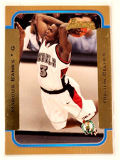 2003-04 Bowman Rookies & Stars MARCUS BANKS Gold Rookie Card RC #150 CELTICS
