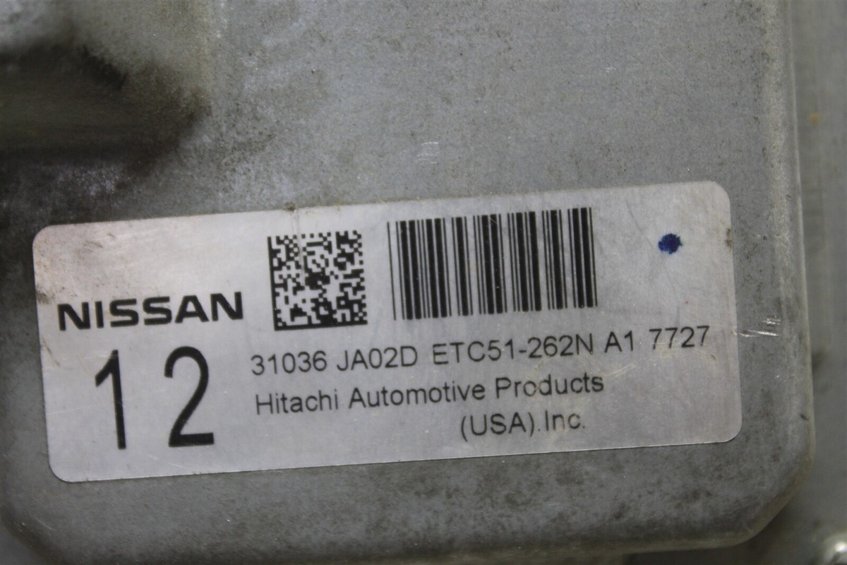 N　通常盤確認 2007-08 Nissan Altima Transmission Control Unit TCU