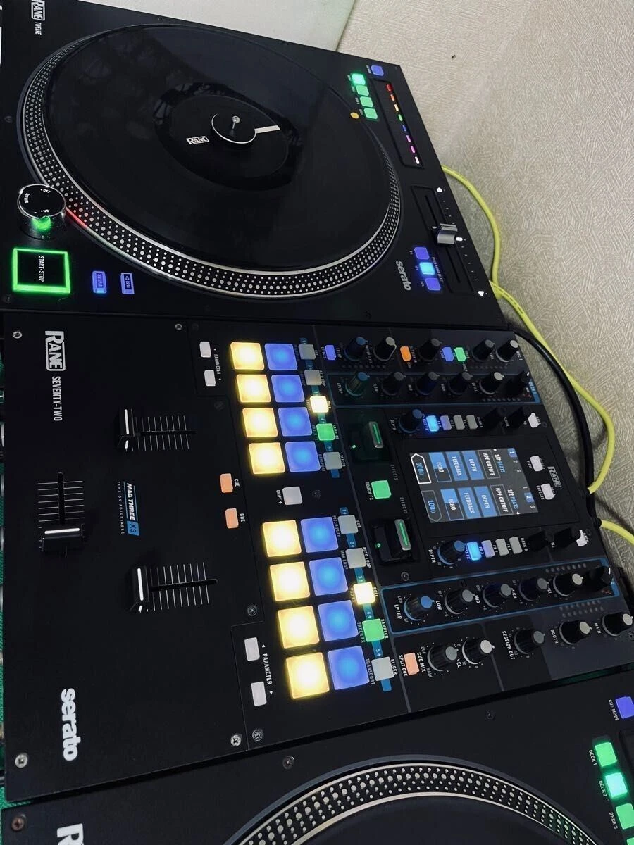 RANE SEVENTY-TWO + Twelve 2ch DJ Mixer Motorized Controller