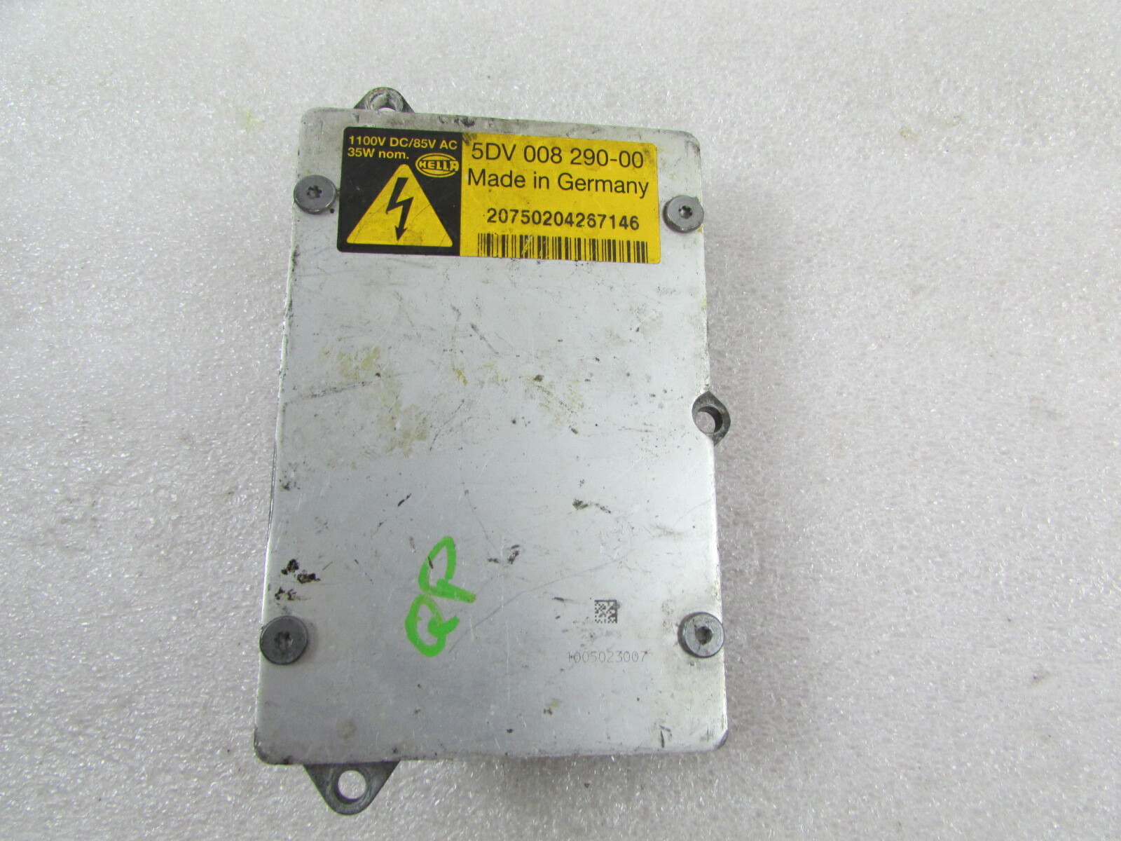 Maserati Quattroporte, Headlamp/Headlight Control Module, Used, P/N 980139011