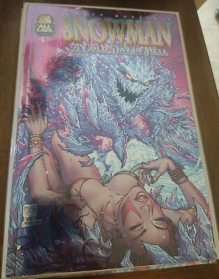 SNOWMAN : A COLD DAY IN HELL Variant Cover B Matt Martin ALL CAPS COMICS IGG