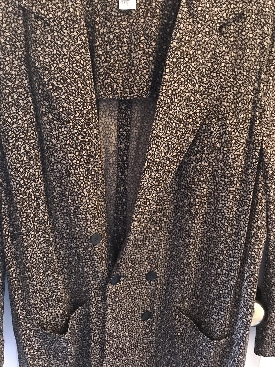 christian dior separates 花柄　ジャケット 12号 Vintage Christian Dior Separates RAYON Blazer Jacket size 12